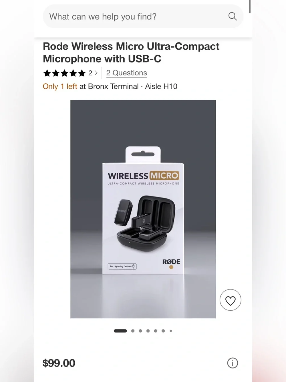 RODE Wireless Micro Ultra-Compact Wireless Microphone - NEW IN BOX